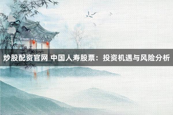 炒股配资官网 中国人寿股票：投资机遇与风险分析